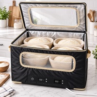 Boîte de fermentation électrique pliable pour la pâte à pain avec température réglable