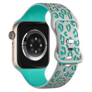 <span class=keywords><strong>Bracelet</strong></span> en silicone bicolore gravé léopard pour <span class=keywords><strong>bracelet</strong></span> <span class=keywords><strong>Apple</strong></span> <span class=keywords><strong>Watch</strong></span> 38 40 41 42 44 45 49 Mm pour <span class=keywords><strong>bracelet</strong></span> Iwatch Ultra 2 Se 9 8 7 6 5 - Product Image 1