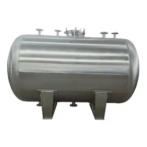 2000L Horizontal Stainless Steel 304 Container Water Storage Tank