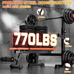 CZFIT Set de Banco de Levantamiento de Pesas con Soporte para Barra, para Ejercicios de Piernas y Sentadillas, Banco Ajustable para Levantamiento de Pesas - Product Image 5
