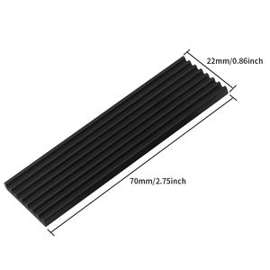 TISHRIC Radiator aluminium Aloi M.<span class=keywords><strong>2</strong></span> pendingin penyerap panas Universal Solid untuk 2280 NVME NGFF M2 Solid State Disk <span class=keywords><strong>3</strong></span> / 6mm pendingin tebal - Product Image 3