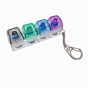 Jouets anti-stress pour adultes : Clicker de clavier avec lumière LED, porte-clés sensoriel amusant pour la décompression de l'anxiété - Product Image 5