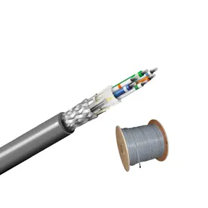 Premium RS485 Cable Shielded Twisted Pair Flexible 4-Core 0.75mm PVC Insulation Double Braided Sheath