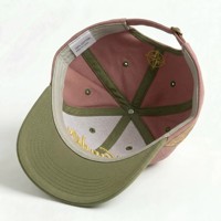 Casquette de baseball personnalisée en sergé de coton de haute qualité, bicolore, à visière incurvée, casquette trucker personnalisée, usine OEM ODM
