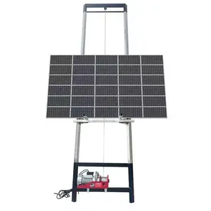 2023 Hot Selling Upgrade Top Flip to Roof Crane Solar Panels Hydraulic Electric Ladder Lift Capacity 200kg