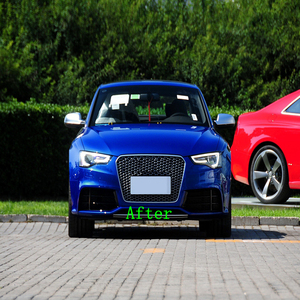 2013 materiale Aftermarket PP 2014 <span class=keywords><strong>paraurti</strong></span> anteriore 2015 RS5 con tutti gli accessori (griglia anteriore + labbro anteriore) per <span class=keywords><strong>Audi</strong></span> <span class=keywords><strong>A5</strong></span> - Product Image 3