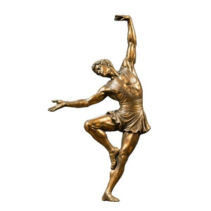 Tác phẩm điêu khắc bằng đồng và đồng thau có thể tùy chỉnh của nhào lộn và rạp xiếc trang trí ngoài trời với Kỹ thuật đúc vị trí miễn phí - Product Image 6