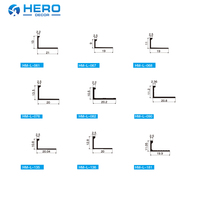 Profilé en L pour mur, service OEM personnalisé en usine avec logo et emballage, garniture d'angle en aluminium pour carrelage