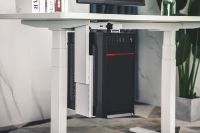 Support CPU réglable à montage sous panneau, accessoires informatiques multi-installations en acier