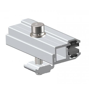 Factory Manufacturer Thin Film Solar Panel Clamp Frameless Clamp End/Mid Clamp for Solar Panel Mounting - Product Image 1