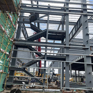 Estructura de Acero para Almacenes, Taller de Fabricación de Estructuras Metálicas, Estructura de Acero de Gran Envergadura para Edificios de Oficinas, Tipo de Estructura de Acero de Ensamblaje - Product Image 1