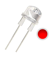 Juhong Campione Gratuito LED Super Flux Tipo Cappello di Paglia 8mm 0.5 Diodo 30-40lm Luminosità Design Forato Multicolore Dimmerabile 50.000 Ore