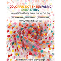 Tissu en tulle imprimé fraise douce et scintillante en polyester, tissu maillé léger imprimé numériquement pour rideaux de mariage - Vente en gros