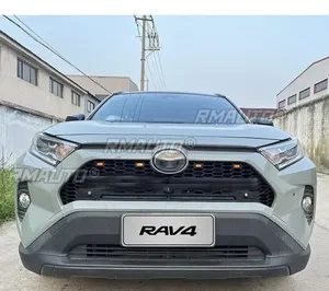 Parrilla Delantera para Toyota RAV4 2019-2022, Parrilla de Carreras para Parachoques Delantero, Kit de Carrocería, Parrilla Delantera de Plástico ABS, Pieza Exterior - Product Image 5