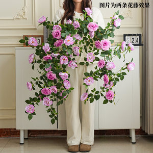 ดอกกุหลาบประดิษฐ์จากผ้าไหมสำหรับตกแต่งผนังบ้านและสวน - Product Image 5