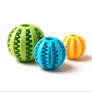 Fabricant OEM ODM de jouets interactifs pour animaux de compagnie : Balle magique roulante pour chien, jouet à mâcher et distributeur de friandises à alimentation lente - Product Image 1
