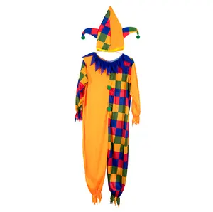 Halloween Clown Pak Set Maskerade Carnaval Clown Kostuum Halloween Kostuum Voor Kinderen Grappige Straat Prestaties Kleding