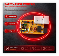 Placa de Control PCB para Cocina de Inducción AM 16B 1900W de Larga Duración con Protección Contra Sobretensiones de 6KV y Sensor de Temperatura NTC Preciso