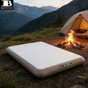 Colchón Inflable Resistente de Tamaño Queen con Bomba Integrada, Cama Inflable Portátil para el Hogar, Invitados, Campamentos y Viajes - Product Image 4