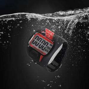 <span class=keywords><strong>Chronomètre</strong></span> <span class=keywords><strong>Pro</strong></span> Finger 50M étanche, batterie longue durée pour la plongée de précision, le coaching de natation et l'outil ultime d'entraînement athlétique - Product Image 2