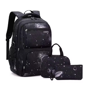 Factory Customized New Fashion High-quality Student Backpack 3 in 1 Set With Lunch <b>Box</b> and Pencil case Waterproof Kids Bags - Product Image 5