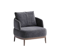 Canapé simple en tissu moderne et épuré pour bureau de vente, réception, négociation, chaise de loisirs, mobilier de salle d'exposition, hôtel