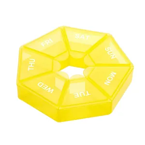 Mini Portable Pills Organizer Weekly <b>Tablet</b> Holder Portable Travel Mini Small Pill Box Pills Cases Storage Organizer <b>Container</b> - Product Image 2