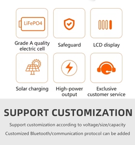 Batería Solar de Estado Sólido LiFePO4 <span class=keywords><strong>Gemera</strong></span> de Alta Potencia, 25.6V 200Ah, 2.5kWh, 6000 Ciclos, 12.8V Nominal, BMS Inteligente - Product Image 5