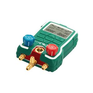 صمام طاولة مزدوج عالي الدقة ، ومقاسان مع خرطوم شحن لمقياس ضغط التبريد - Product Image 2