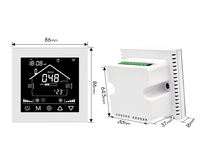 Ventes directes d'usine Récupération de chaleur HRV ERV Système de ventilation d'air frais TUYA APP Montage mural Contrôleur intelligent