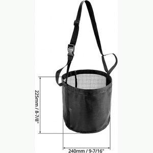 Muestra gratuita: Bolsa de alimentación para caballos, cómoda y transpirable, de malla, resistente, con correa ajustable y base impermeable. - Product Image 5