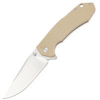Couteau de poche pliable industriel personnalisé OEM pour la chasse en extérieur avec lame en acier D2 et manche en G10, outil tactique léger de survie