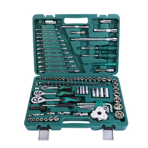 121 Piece Car Repair Tool Set 1/2 In <b>Socket</b> Kit Chromium Vanadium Steel Hand Tools For Automotive Mechanical Repair - Product Image 4