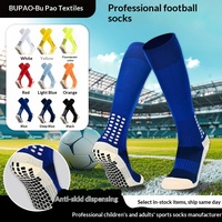 Chaussettes de sport longues antidérapantes à compression, épaisses, montantes jusqu'au genou, pour football, respirantes, avec revers tricoté, collection Printemps, ODM