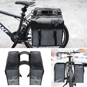 กระเป๋าจักรยานกันน้ำ BSCI Factory Bike Pannier Bags สำหรับใส่ของชำ ขนาด 40 ลิตร แบบคู่ พร้อมสายรัดปรับได้ เหมาะสำหรับจักรยานเสือภูเขา - Product Image 6