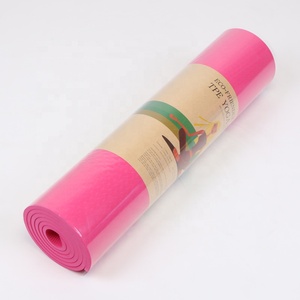 High Quality BSTAR Custom Printed Logo 6mm Thick Eco-Friendly Waterproof Non-Slip Durable <strong>TPE</strong> Stain Resistant Easy Yoga Mats - Product Image 6
