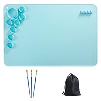 Tapis artisanal en Silicone 24 "x 16", tapis de peinture en Silicone pour moules de moulage de bijoux en résine