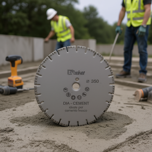 ใบเลื่อยเพชรขนาด 350 มม. สำหรับตัดปูนซีเมนต์สด - Product Image 3
