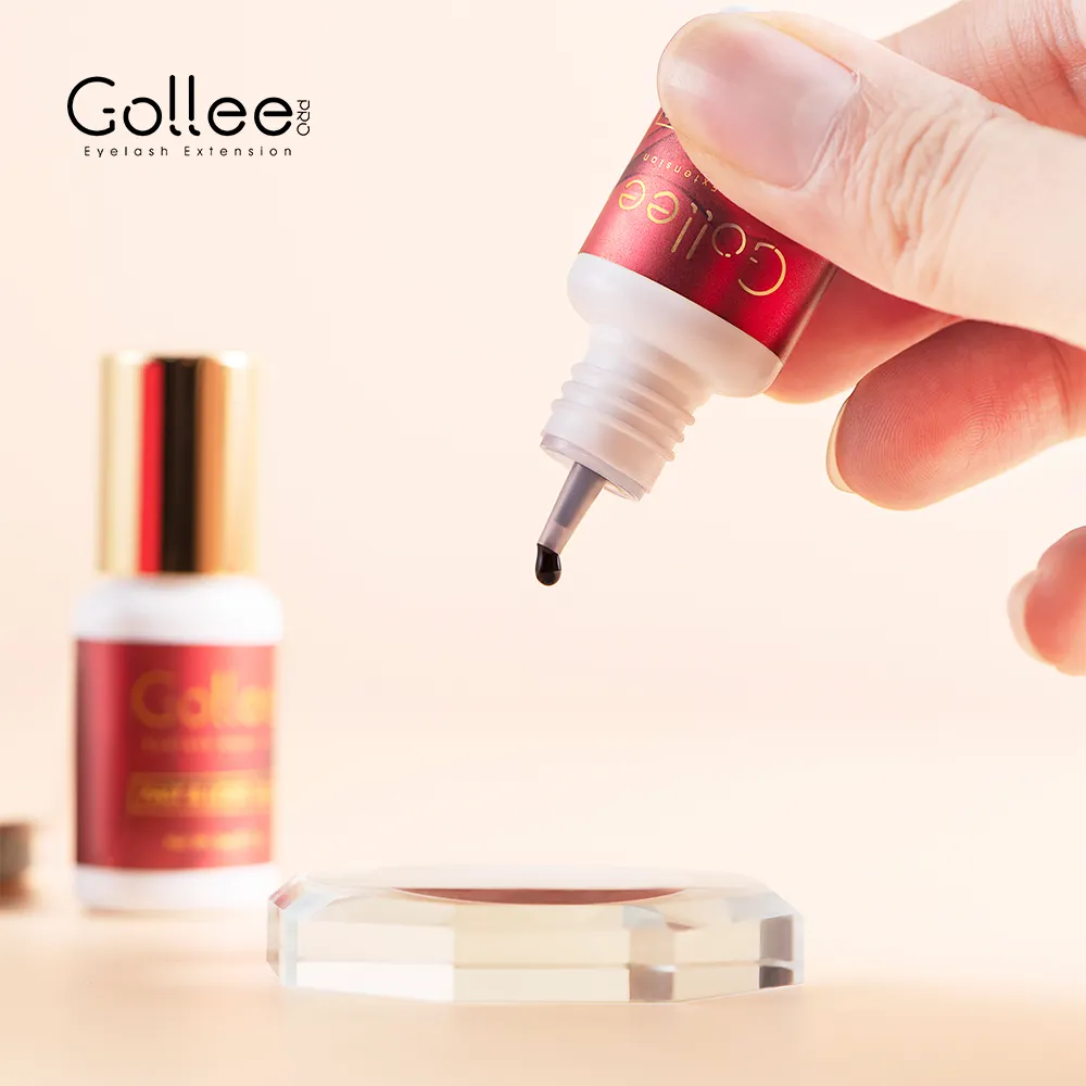 Gollee — colle à cils de marque privée, Extensions de cils individuels semi-permanentes, marque coréenne