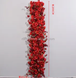 Forniture per decorazioni per feste di matrimonio fiori di piante in PVC realistici artificiali decorazioni per la casa puntelli per feste a tema fiori per fondali di nozze