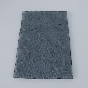 Panneau de verre décoratif stratifié en résine à texture givrée effet glace craquelée avec effet vague d'eau pour cloison de hall d'hôtel et revêtement mural - Product Image 3