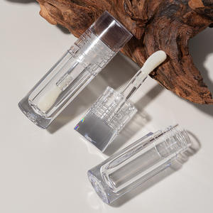Tube de brillant à lèvres PETG 6 ml à paroi épaisse, transparent, avec grand applicateur, fabriqué sur mesure par une usine chinoise – Emballage mignon et original - Product Image 2
