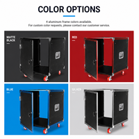 Armoire d'amplificateur pour équipement audiovisuel OEM 10/12/16 espaces avec contreplaqué ignifuge 5 couches pour scène et studio