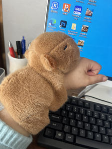 Juguete suave personalizado Animal de peluche Snap pulsera juguetes de peluche suave <span class=keywords><strong>Capivara</strong></span> Slap Capybara pulsera - Product Image 5