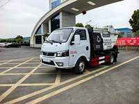 Camion compacteur de déchets autochargeur Dongfeng 3CBM 4x2 manuel, étanche, mini véhicule de collecte des déchets scellé