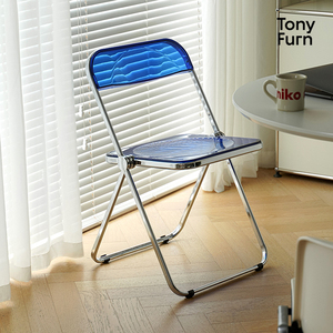 Silla Plegable Romana, Diseño de Plástico Plegable, Suave y Segura para Sala de Estar, Dormitorio, Comedor, Muebles Modernos para el Hogar - Product Image 2