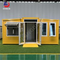 Maison préfabriquée extensible en conteneur de 20 pieds et 40 pieds, prête à être expédiée, structure en acier préfabriquée à vendre, maison portable, casa portable