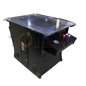 Fabrika toptan fiyat yüksek kaliteli Totem 2 oyuncu masa Arcade kokteyl Mini oyun makinesi
