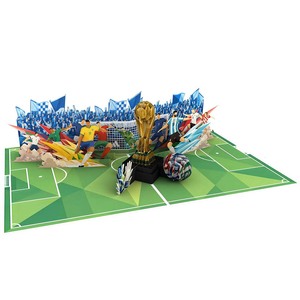 Tarjeta Pop-up 3D Copa Mundial 2026, Tarjetas de Felicitación de Alta Calidad para Graduación y Cumpleaños, Impresión Digital, Barnizado Mate, Personalizadas - Product Image 2