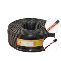 Câble de contrôle torsadé en aluminium PE PVC AI 2 x 0,5 mm 20 AWG BC pour caméra